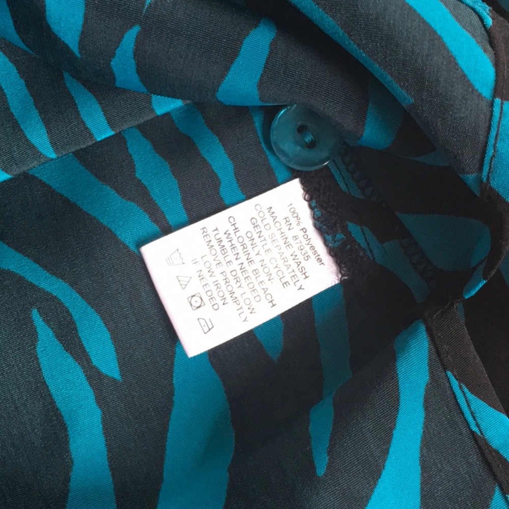 Vintage Animal Print Top - Picture 6 of 7